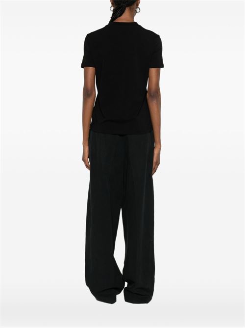 T-shirt donna Versace Jeans Couture nera Versace jeans Couture | 80HAHT09CJ03T899